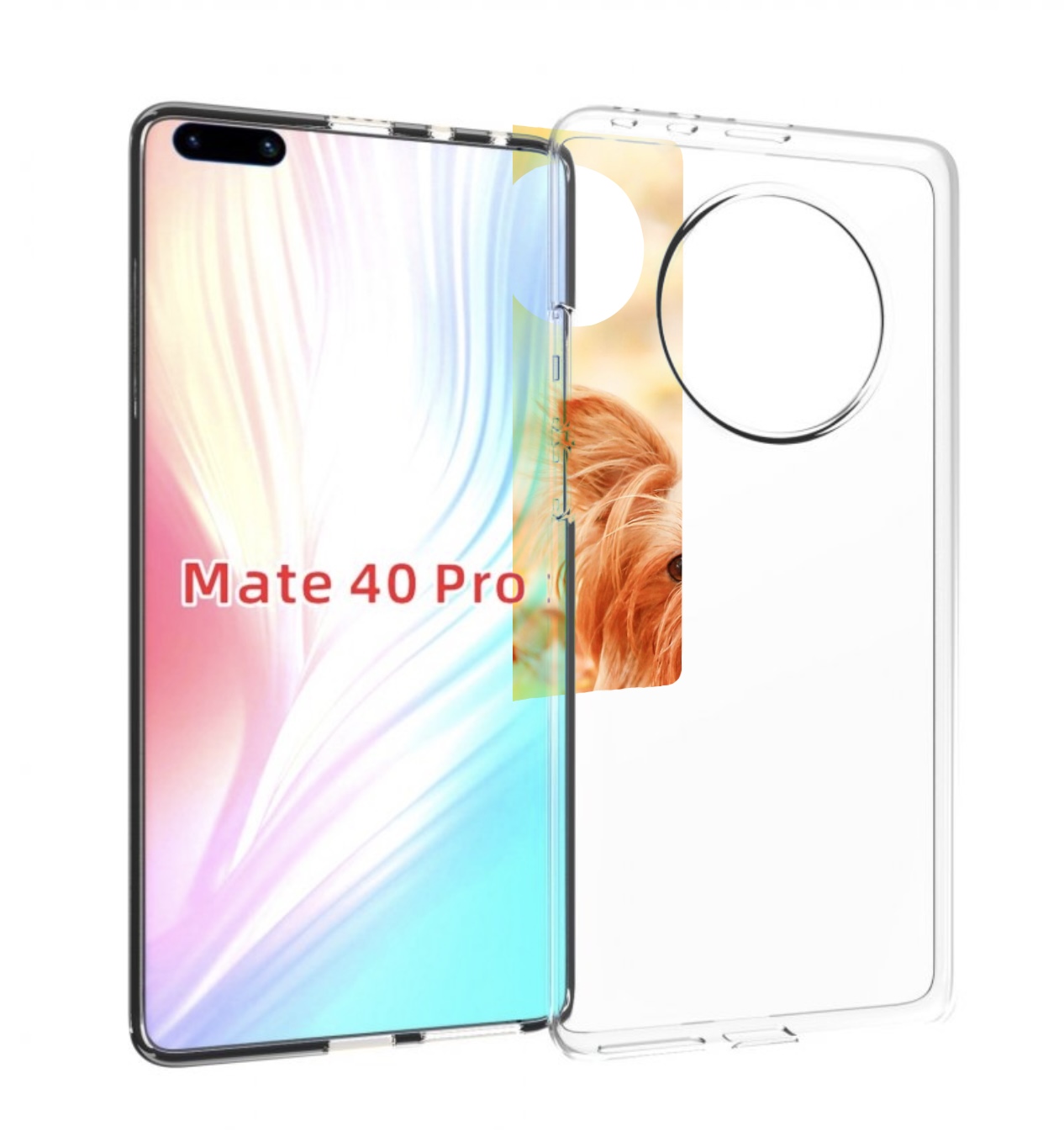 

Чехол MyPads еркширдскии терьер иорк для Huawei Mate 40 Pro (NOH-NX9), Прозрачный, Tocco