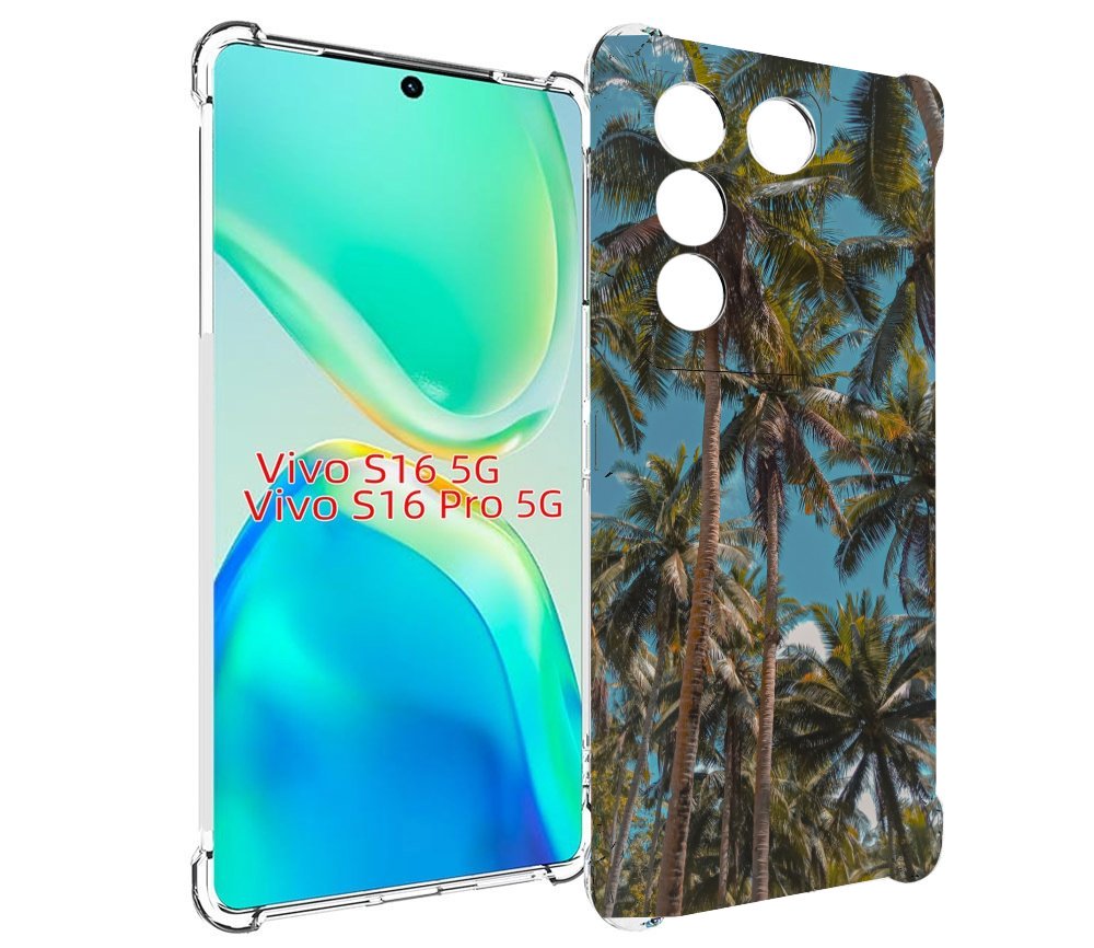 

Чехол MyPads летние пальмы для Vivo S16 5G/S16 Pro 5G/V27/V27 Pro, Tocco