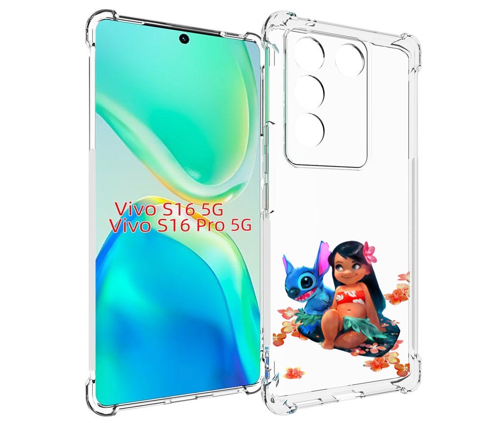 

Чехол MyPads лила-и-стич детский для Vivo S16 5G/S16 Pro 5G/V27/V27 Pro, Tocco