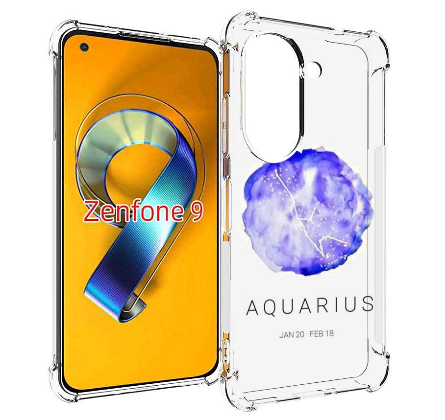 

Чехол MyPads знак зодиака водолеи 5 для Asus Zenfone 9 (AI2202), Прозрачный, Tocco