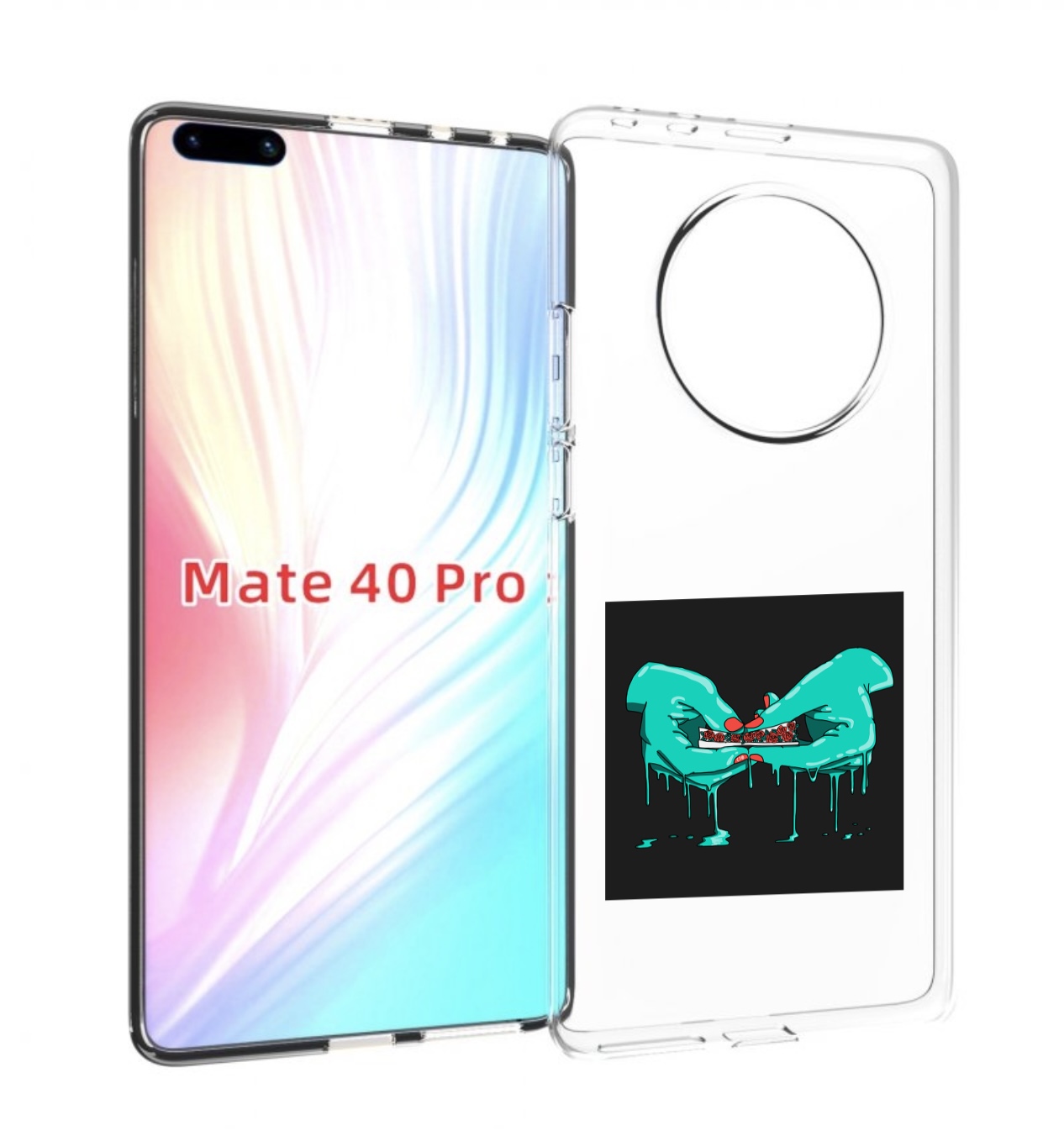 

Чехол MyPads закручиваю-розочки для Huawei Mate 40 Pro (NOH-NX9), Прозрачный, Tocco