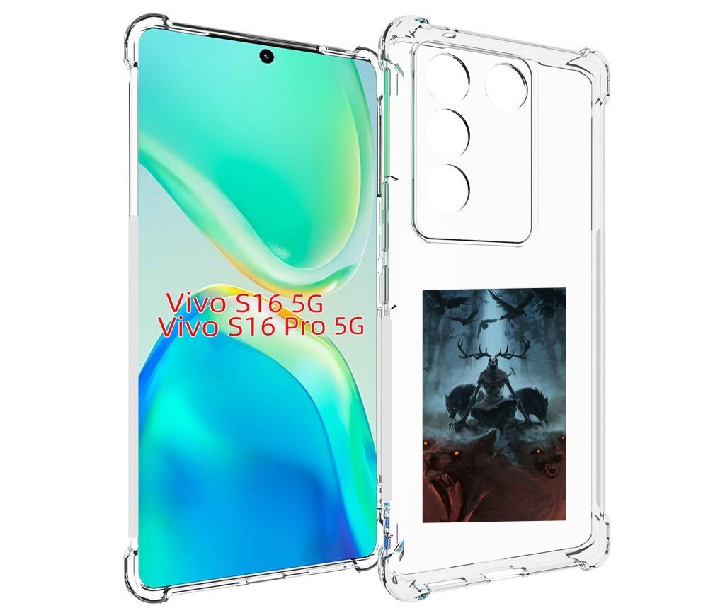 

Чехол MyPads лось демон для Vivo S16 5G/S16 Pro 5G/V27/V27 Pro, Tocco