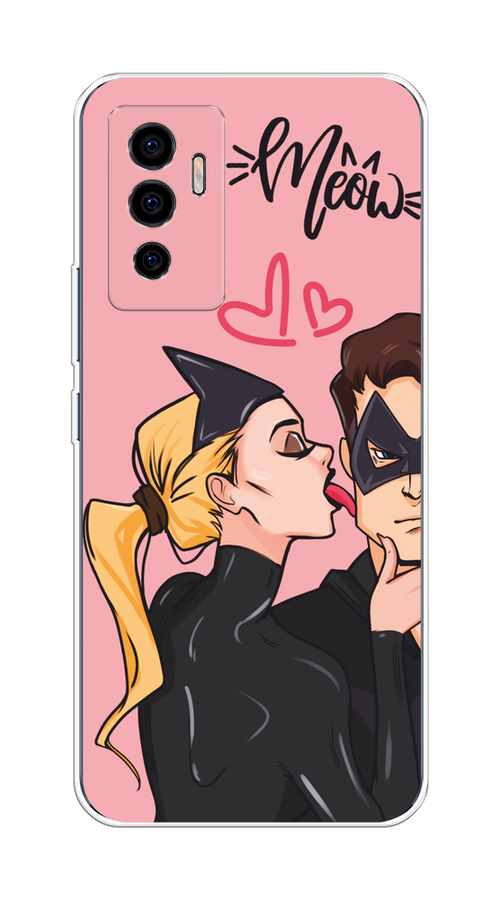 

Чехол Awog на Vivo V23e/Y75 4G "Kiss of Cat Woman", Розовый;черный;бежевый, 265950-1