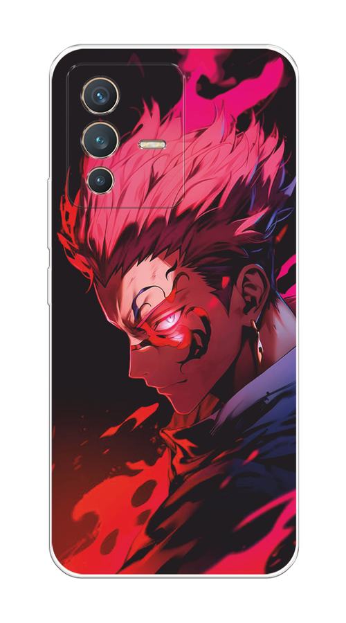 

Чехол Awog на Vivo V23 "Взгляд Сукуны", Розовый;красный;черный, 266050-1