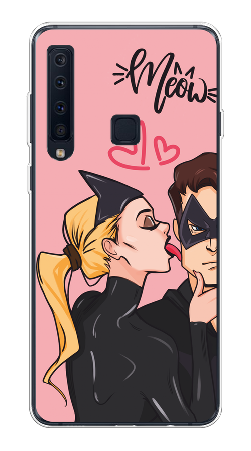 

Чехол Awog на Samsung Galaxy A9 2018 "Kiss of Cat Woman", Розовый;черный;бежевый, 26650-1