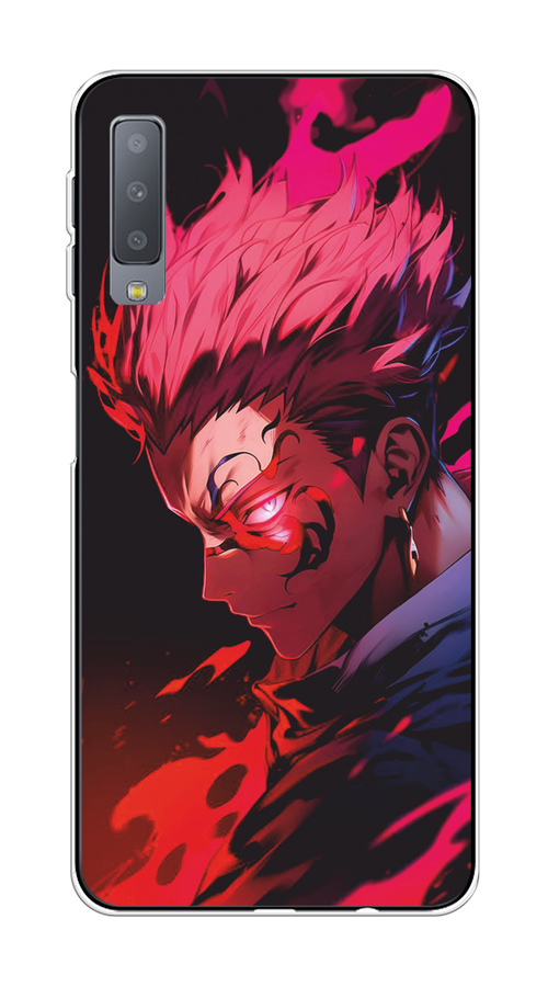 

Чехол Awog на Samsung Galaxy A7 2018 "Взгляд Сукуны", Розовый;красный;черный, 26750-1