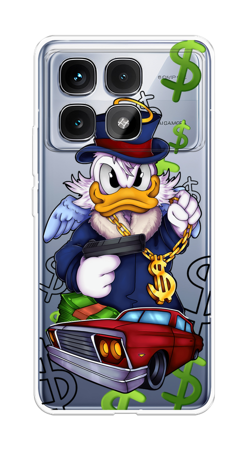 

Чехол на Xiaomi Redmi K70 Ultra "Scrooge McDuck with a Gold Chain", Красный;синий;белый, 323050-1