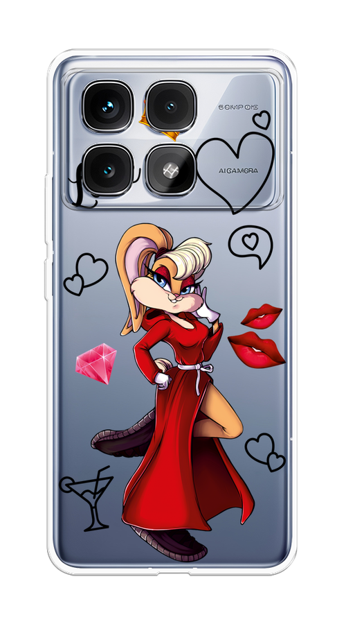

Чехол на Xiaomi Redmi K70 Ultra "Rich Lola Bunny", Красный;бежевый;оранжевый, 323050-1