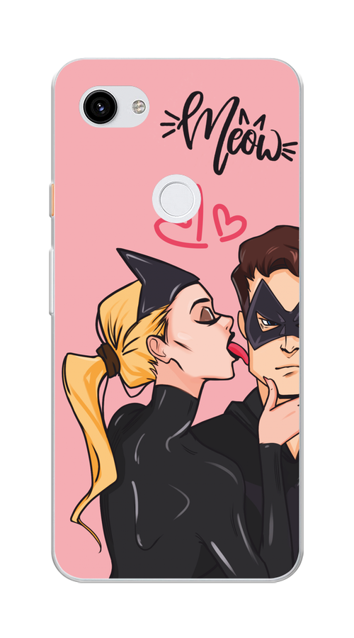 

Чехол Awog на Google Pixel 3A XL "Kiss of Cat Woman", Розовый;черный;бежевый, 270450-1