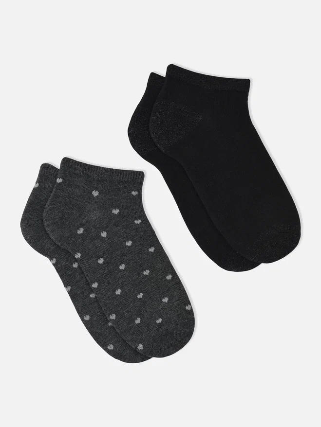 Носки OVS для женщин, черные, размер 39-41, 1848284, 2 пары