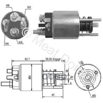 

Реле Втягивающее Bmw 3 (E30) 324 D 5 (E34) 525 Td MEAT & DORIA арт. 46128, 46128