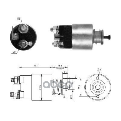 

Реле Стартера Втягивающее Hyundai Accent Getz Matrix 1.6 MEAT & DORIA арт. 46317, 46317