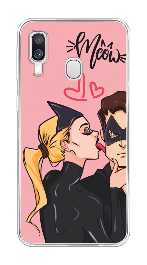 

Чехол Awog на Samsung Galaxy A40 "Kiss of Cat Woman", Розовый;черный;бежевый, 28050-1