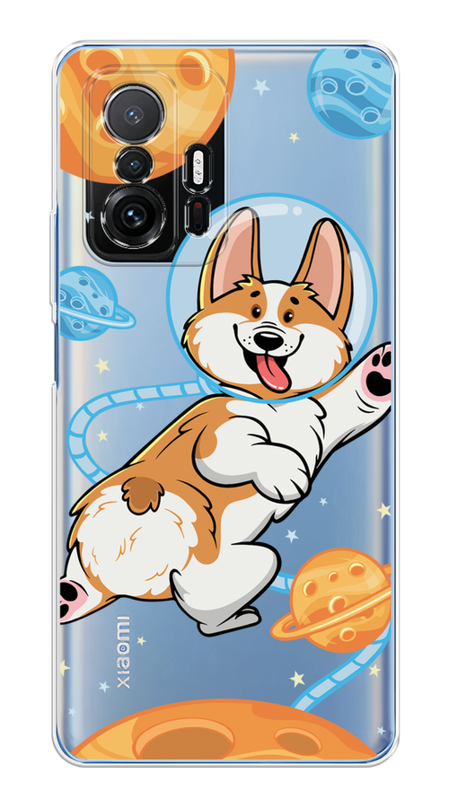 

Чехол на Xiaomi Mi A1/5X "Корги-космонавт", Голубой;бежевый;белый, 32350-1