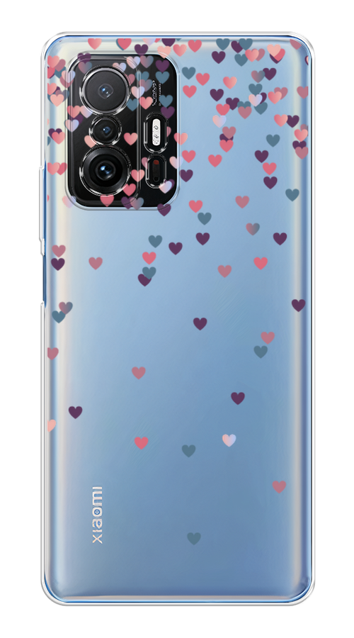 

Чехол на Xiaomi Mi A1/5X "Посыпка сердечки", Розовый;фиолетовый, 32350-3