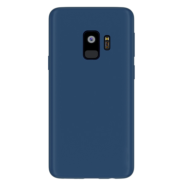 фото Чехол для samsung s9 plus матовый tpu 1.0mm синий nobrand