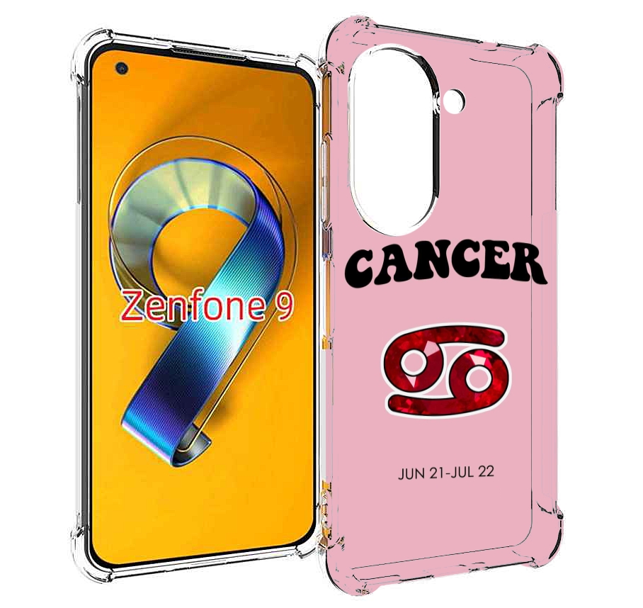 

Чехол MyPads знак зодиака рак 1 для Asus Zenfone 9 (AI2202), Прозрачный, Tocco