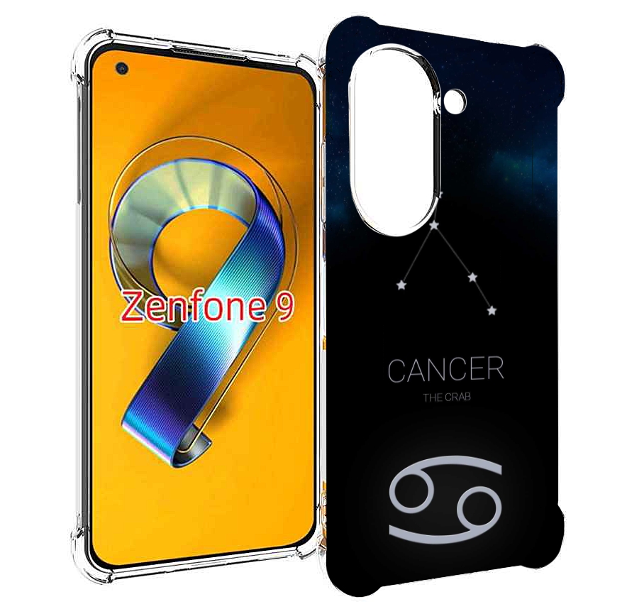 

Чехол MyPads знак зодиака рак 2 для Asus Zenfone 9 (AI2202), Прозрачный, Tocco