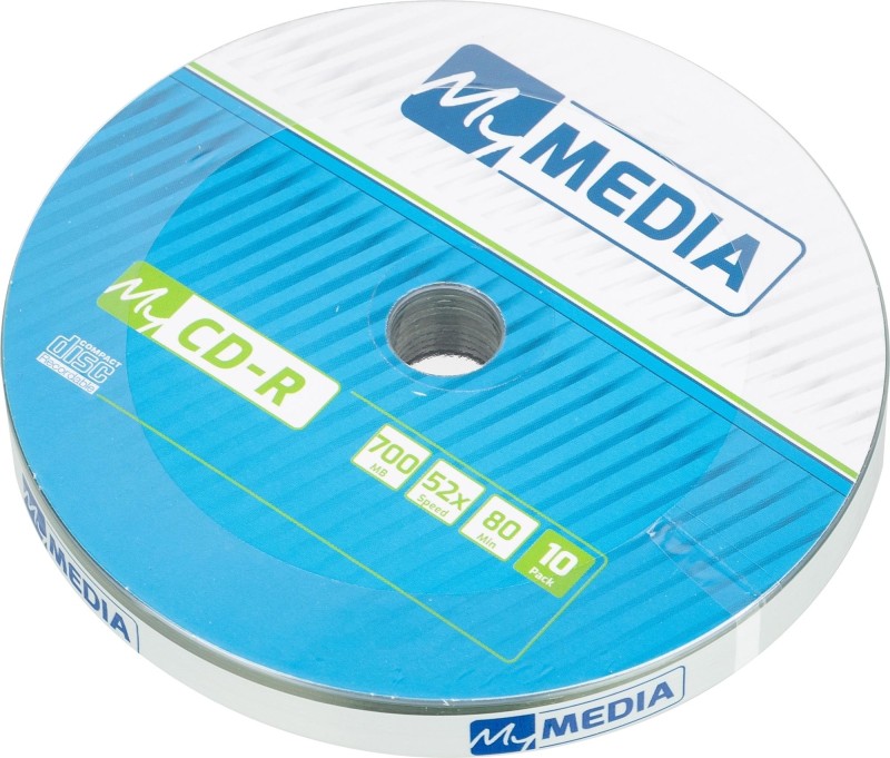 

Диск CD-R MyMedia 700Mb 52x Pack wrap (10шт) (69204)