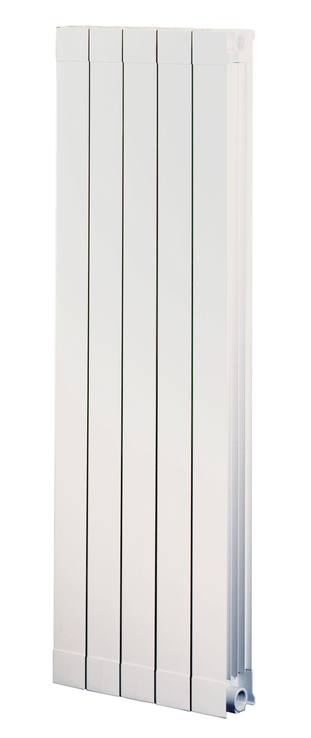 фото Алюминиевый радиатор global oscar 1800 5 секций белый (os18001005)