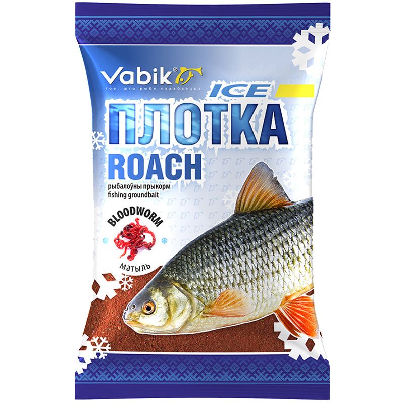 

Прикормка Vabik Ice Плотва Мотыль 0.75 кг, Ice