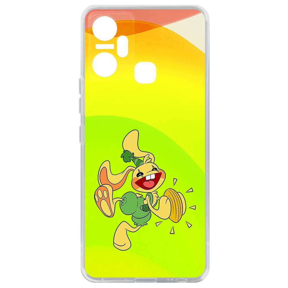 

Чехол-накладка Кейс Хаги Ваги - Крольчонок Бонзо для Infinix Smart 6 Plus, Прозрачный