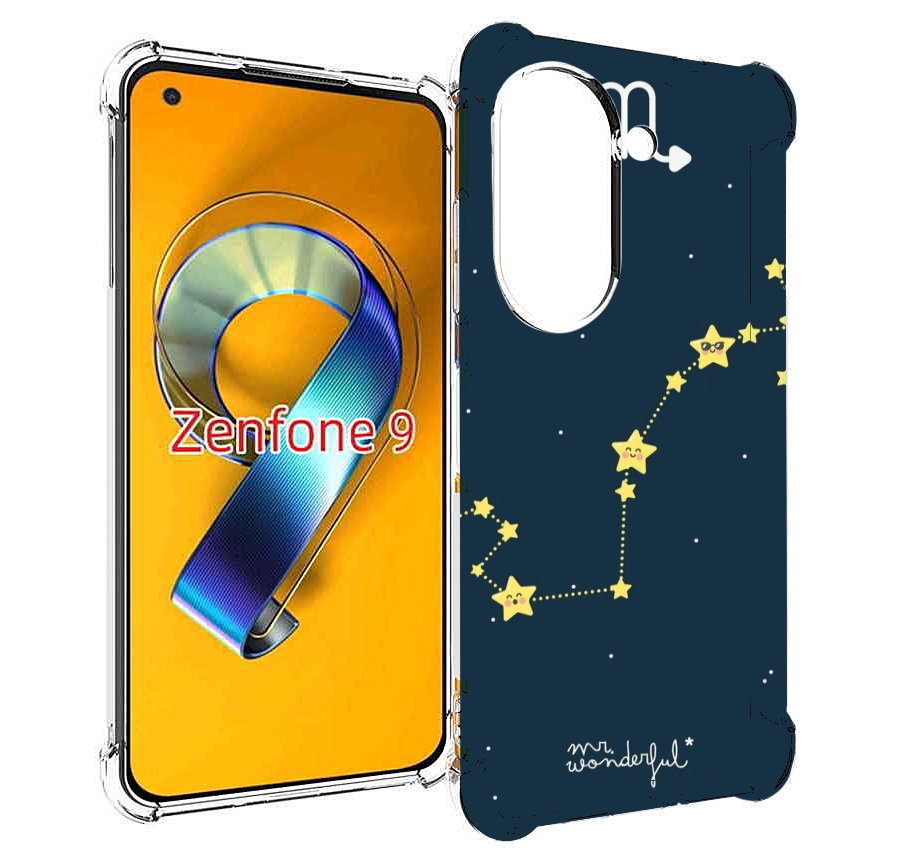 

Чехол MyPads знак зодиака скорпион 1 для Asus Zenfone 9 (AI2202), Прозрачный, Tocco