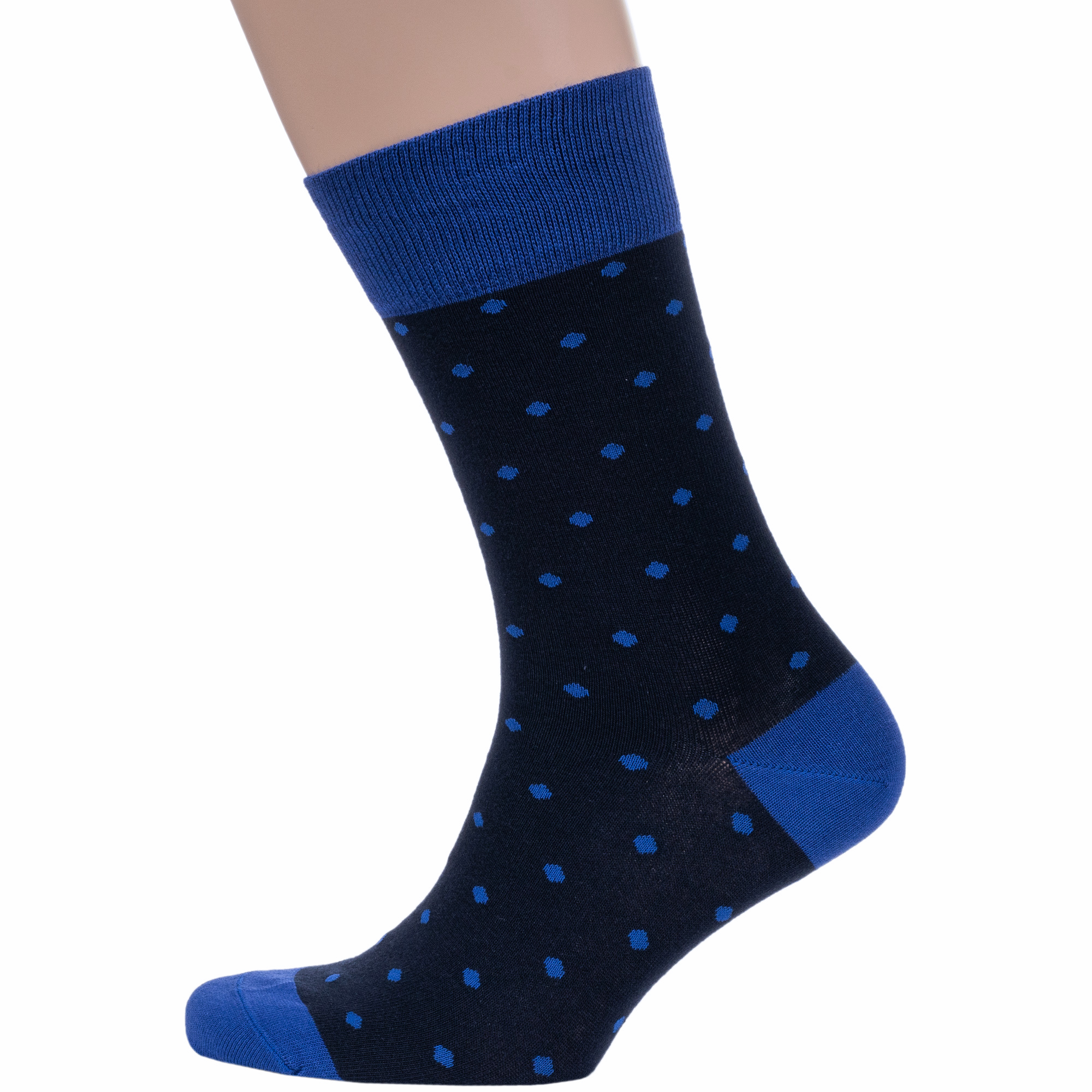 

Носки мужские Grinston socks 18D1 синие 25, Синий, 18D1
