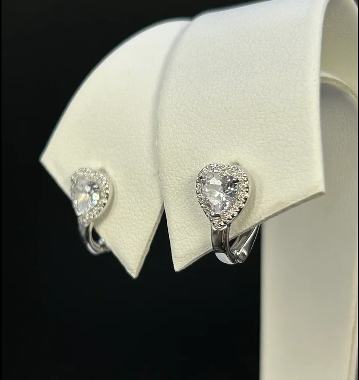 

Серьги из серебра Argentum Z2-10979, фианит, Z2-10979