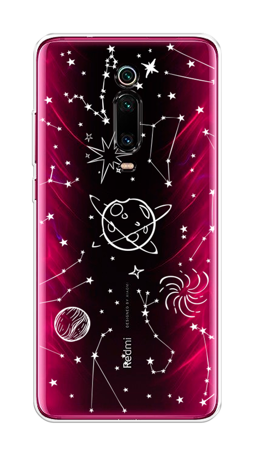 

Чехол на Xiaomi Redmi K20/K20 Pro/Xiaomi Mi 9T/9T Pro "Планеты в космосе", Белый, 35650-2