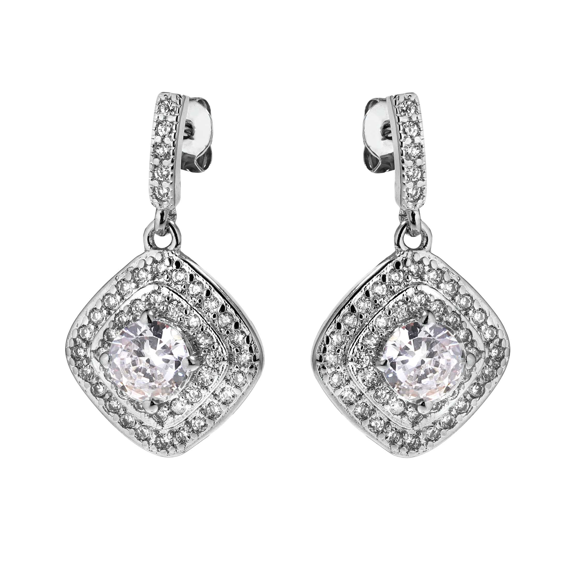 Серьги из бижутерного сплава IceHigh Collection MS3331022r хрусталь 2447₽