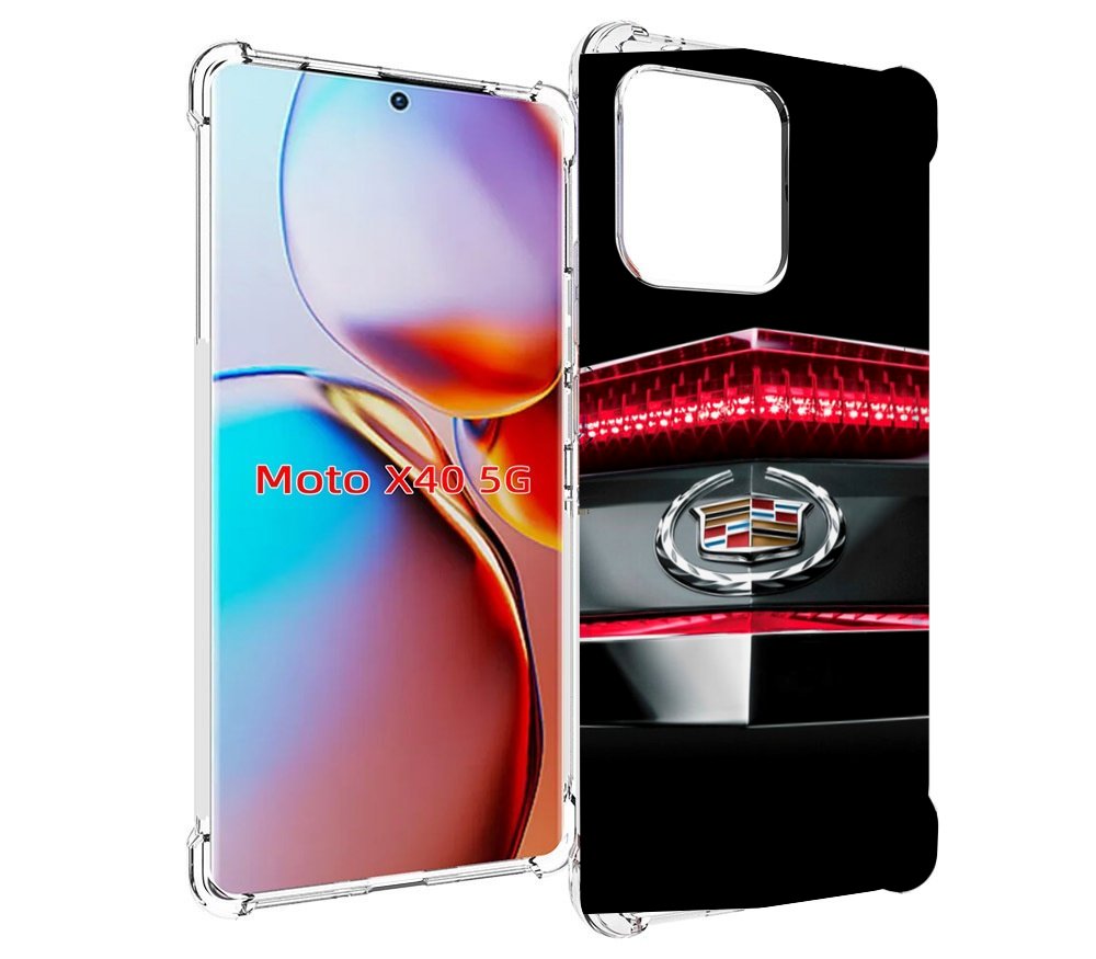 

Чехол MyPads cadillac-кадилак-1 мусжкой для Motorola Moto X40, Прозрачный, Tocco