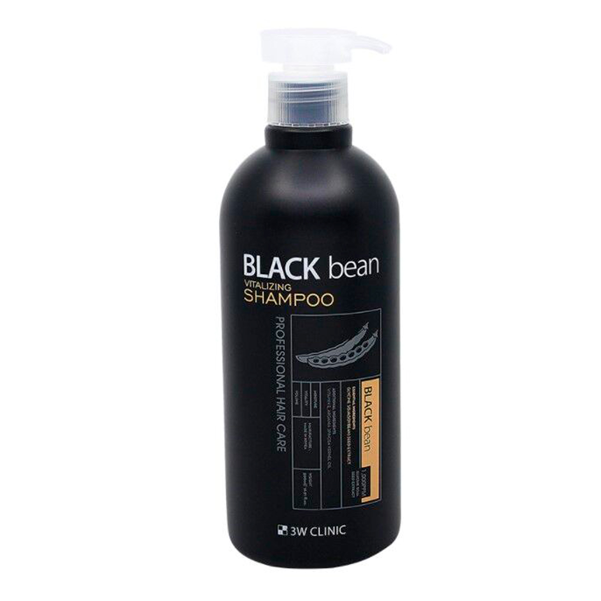 Восстанавливающий шампунь для волос 3W Clinic Black Bean Vitalizang Shampoo