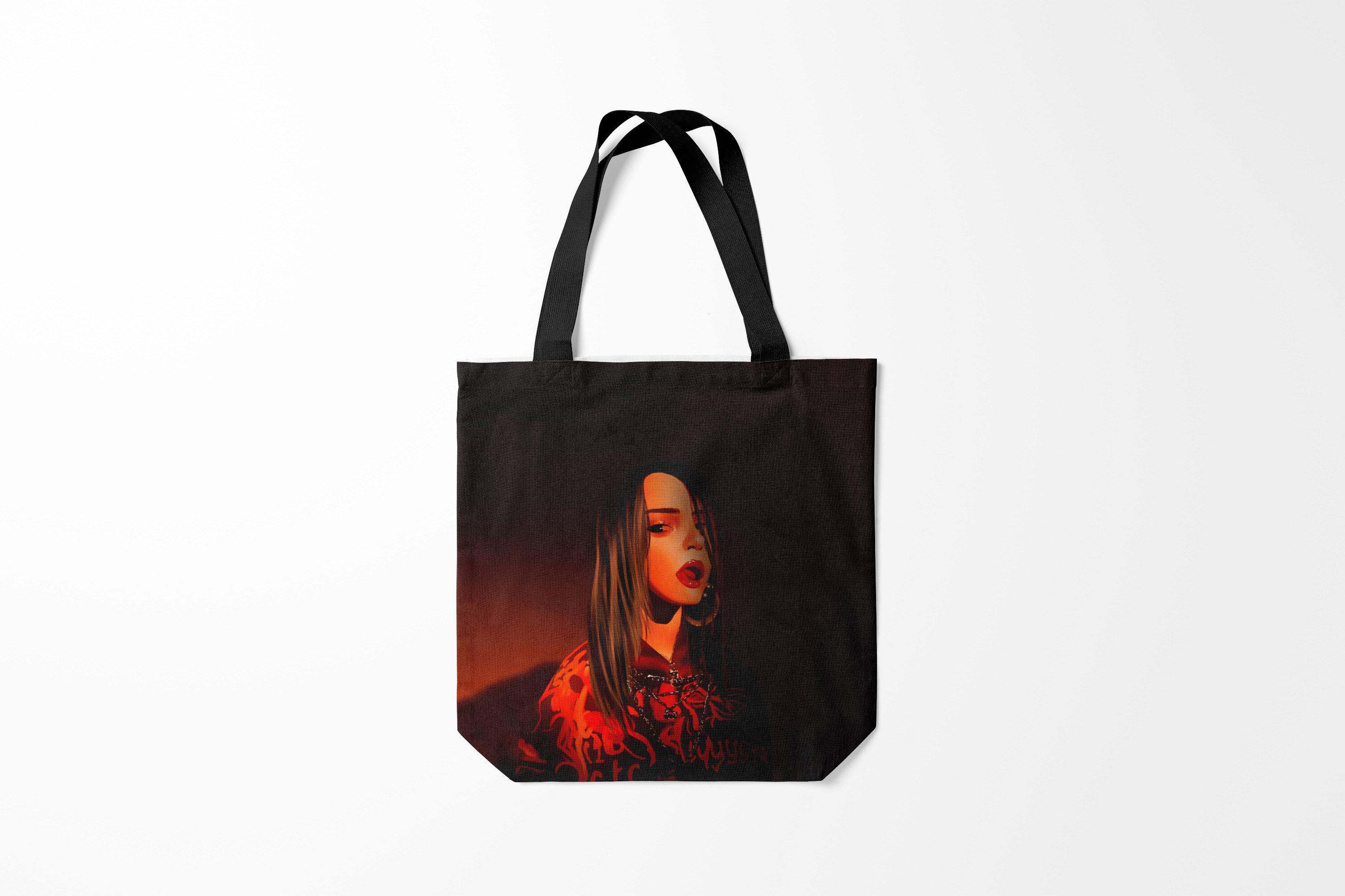 

Сумка шoппер унисекс Burnettie Billie Eilish, желтый, Billie Eilish