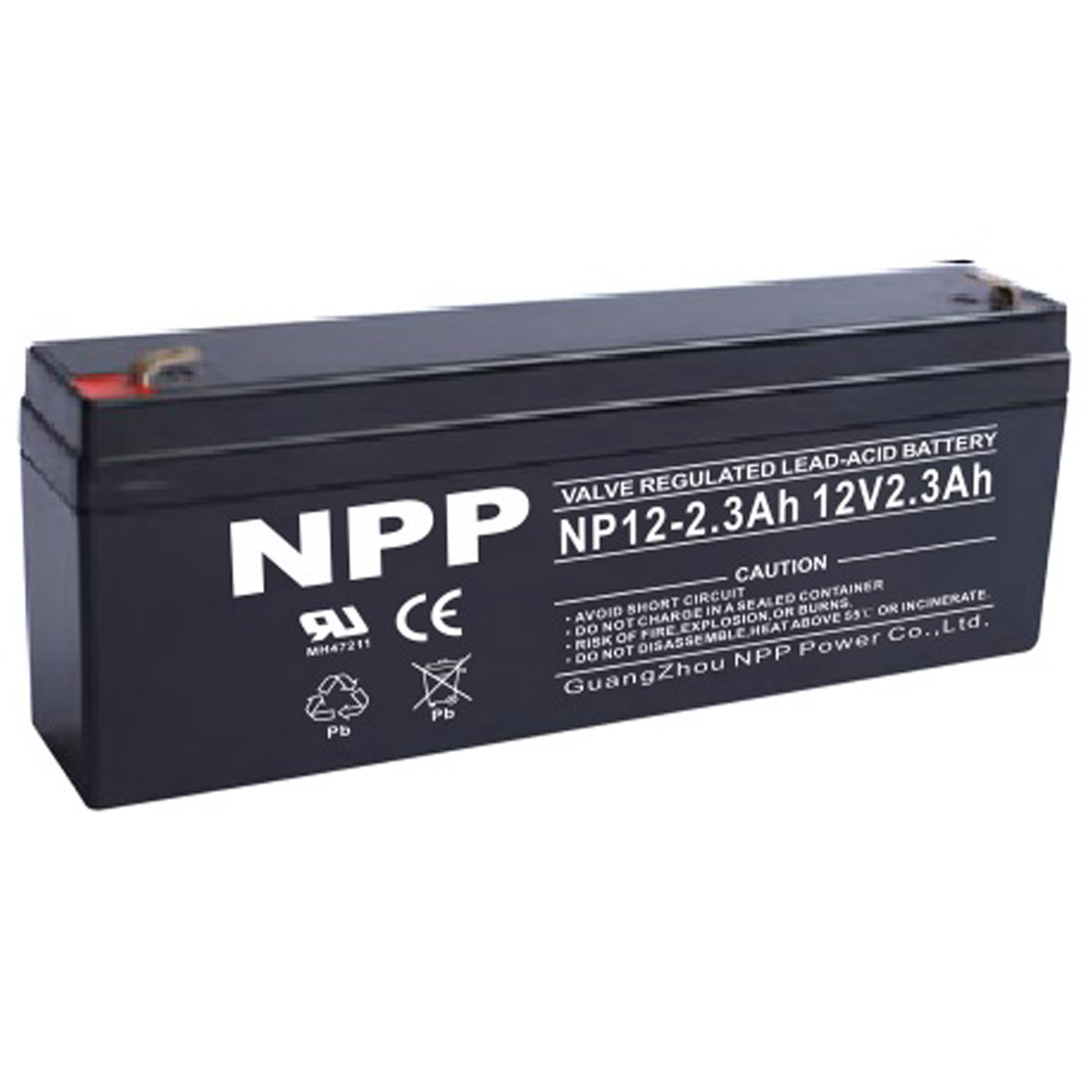 Аккумулятор для ибп NPP 12v 2.3Ah F1/T1 NP12-2.3Ah