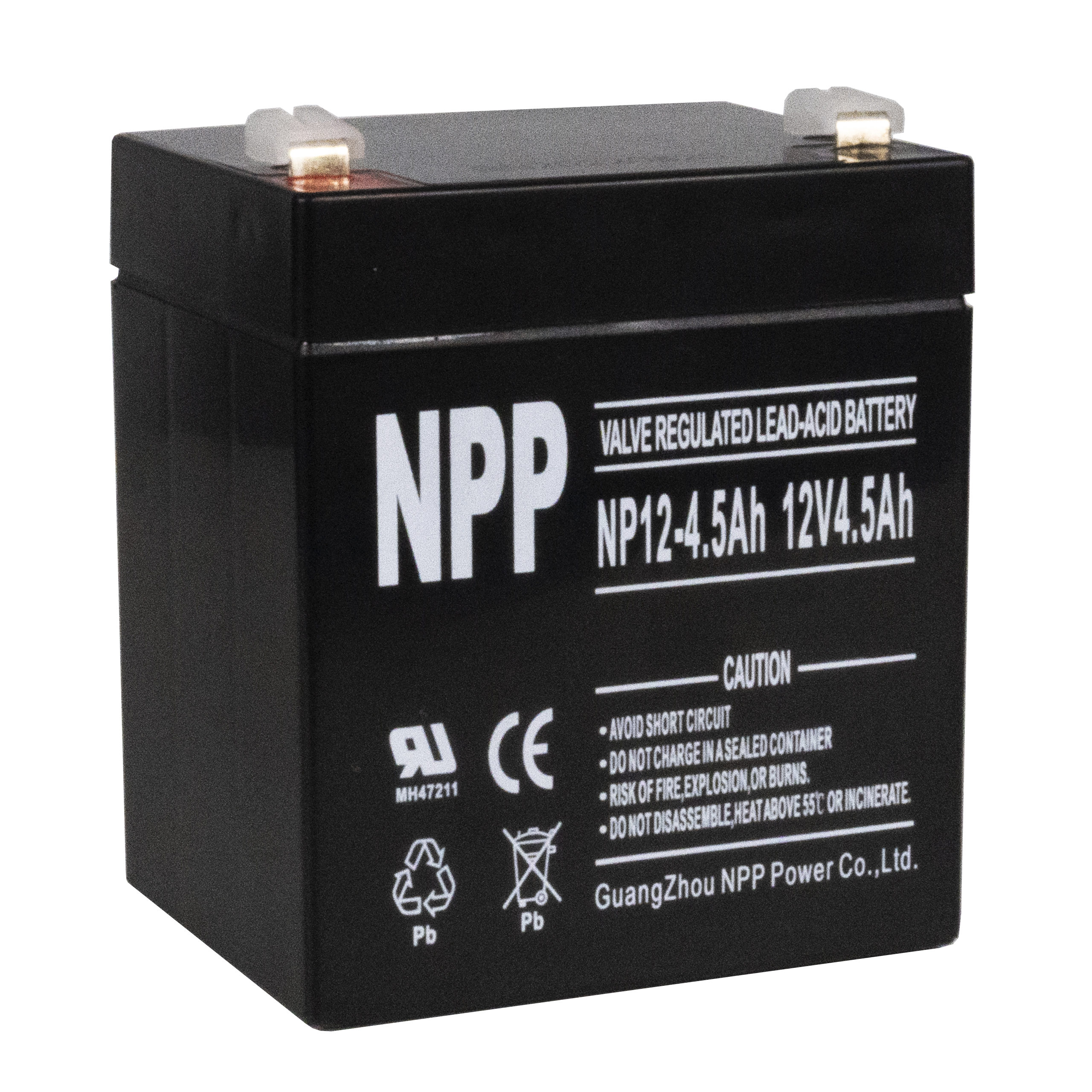 Аккумулятор для ибп NPP 12v 4.5Ah F2/T2 NP12-4.5Ah
