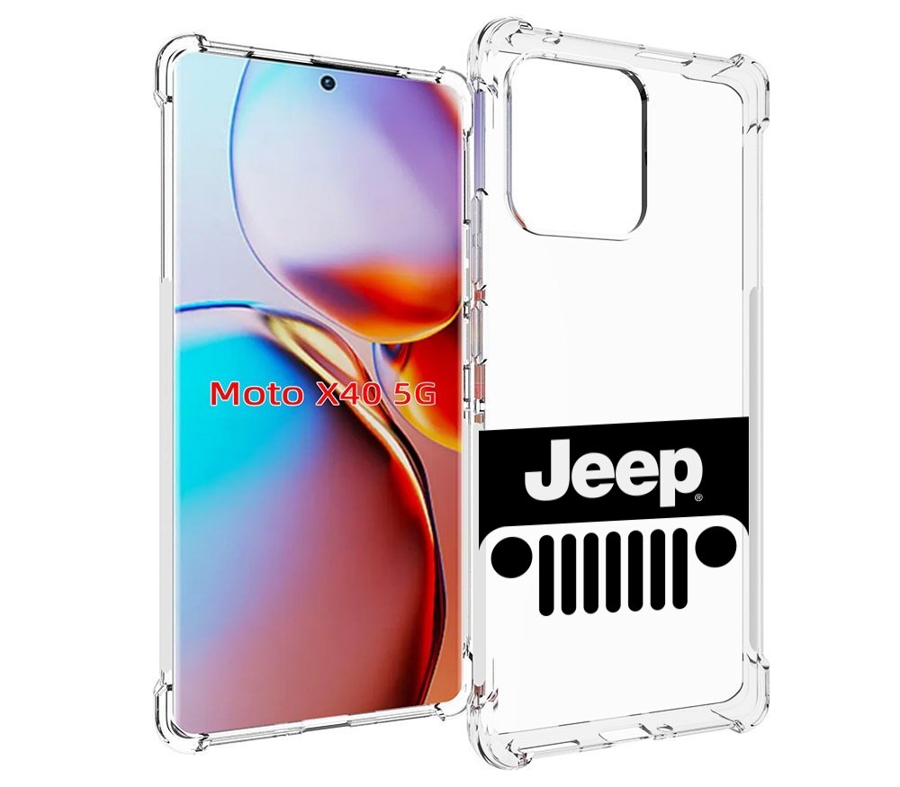 

Чехол MyPads jeep-джип-3 мужской для Motorola Moto X40, Прозрачный, Tocco