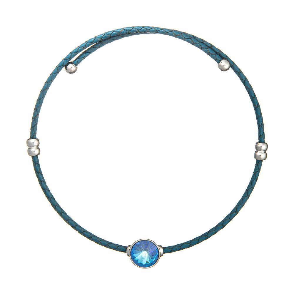 

Колье из бижутерного сплава с кристаллом 45 см Fiore Luna B1802.21 BL/S, B1802.21 BL/S