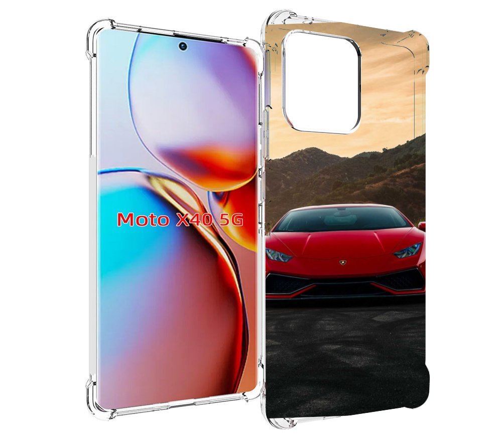 

Чехол MyPads lamborghini ламборгини 1 мужской для Motorola Moto X40, Прозрачный, Tocco