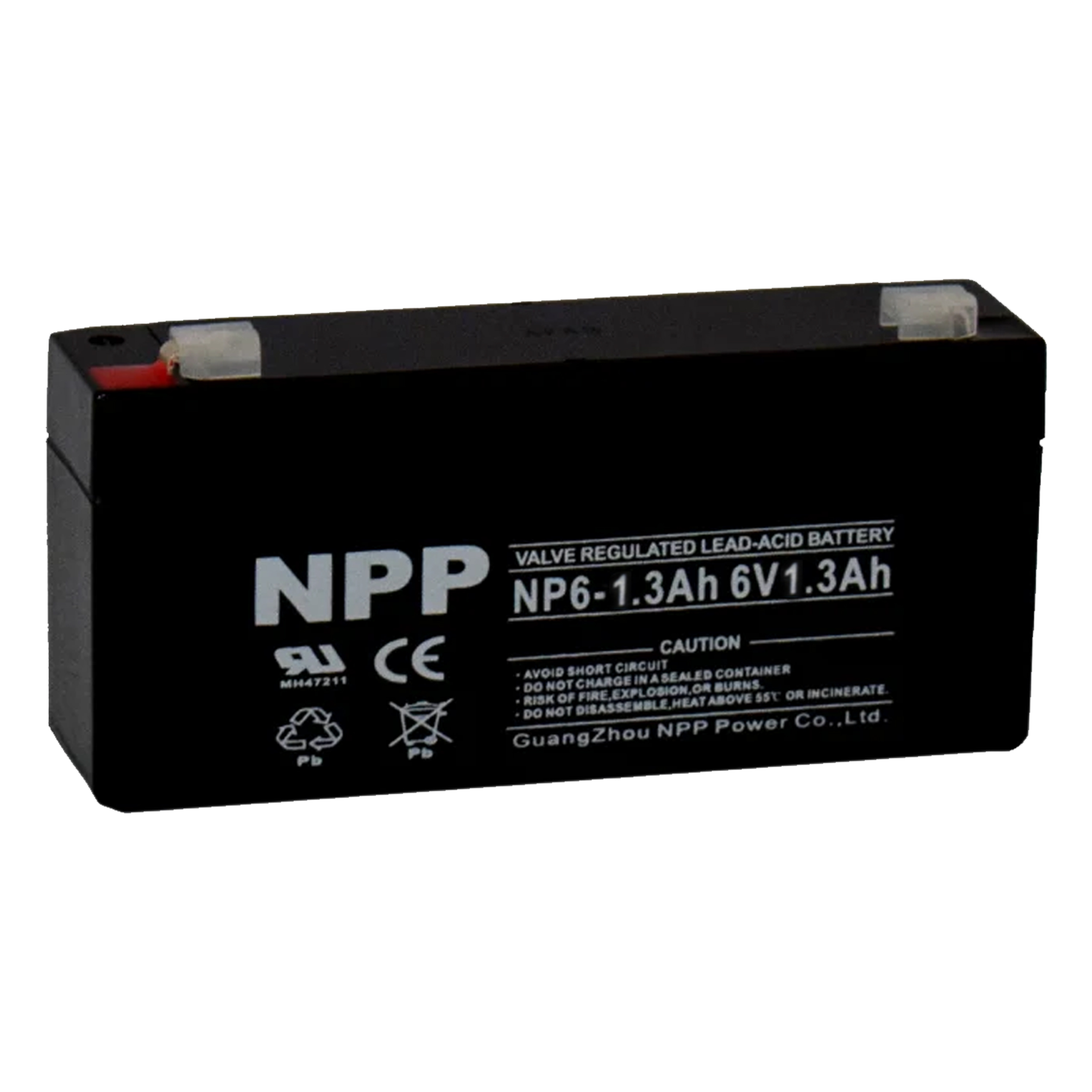 Аккумулятор для ибп NPP 6v 1.3Ah F1/T1 NP6-1.3Ah