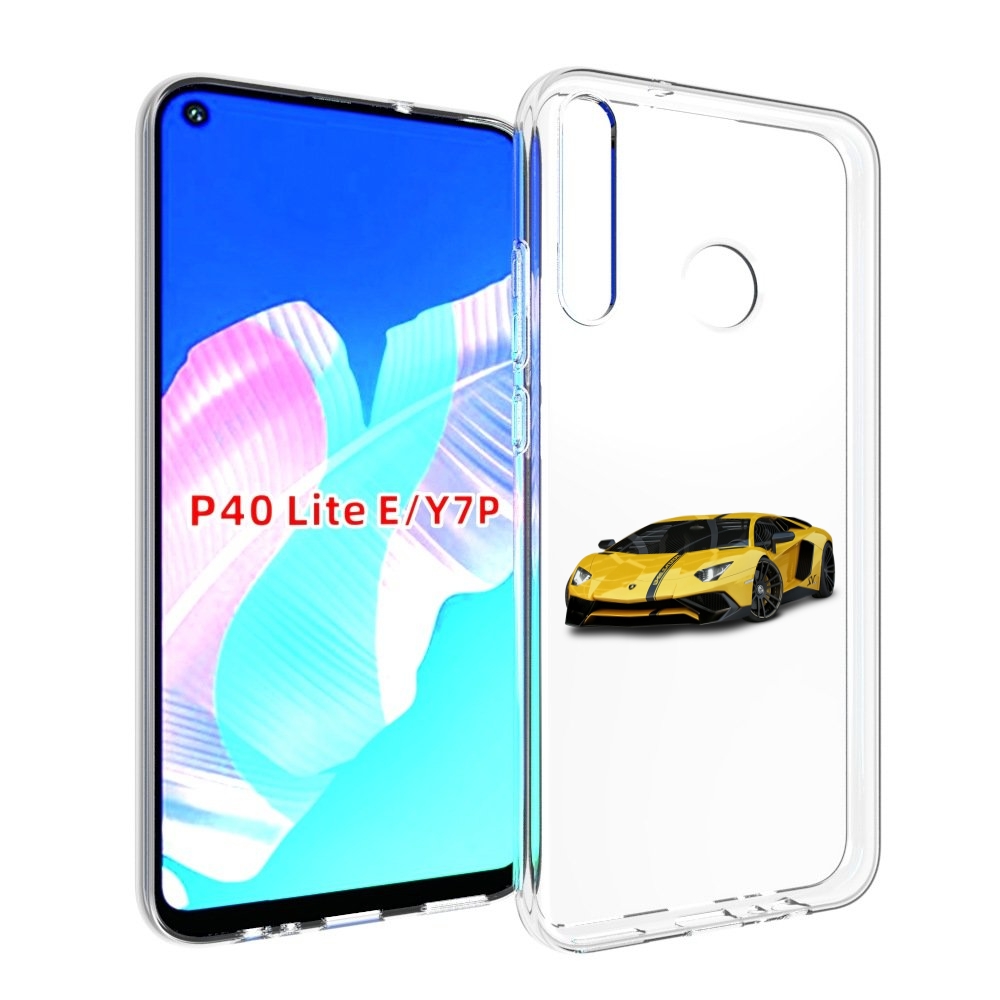 

Чехол бампер MyPads Ламбо мужской для Huawei P40 Lite E, Прозрачный, Tocco