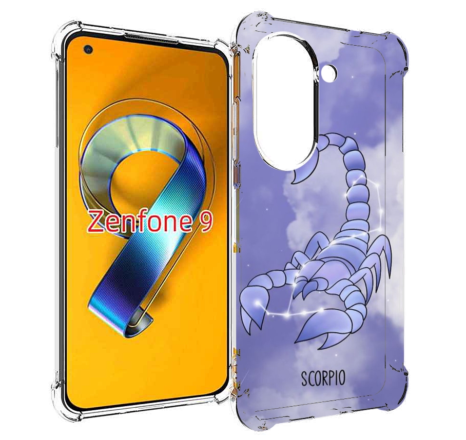 

Чехол MyPads знак зодиака скорпион 2 для Asus Zenfone 9 (AI2202), Прозрачный, Tocco