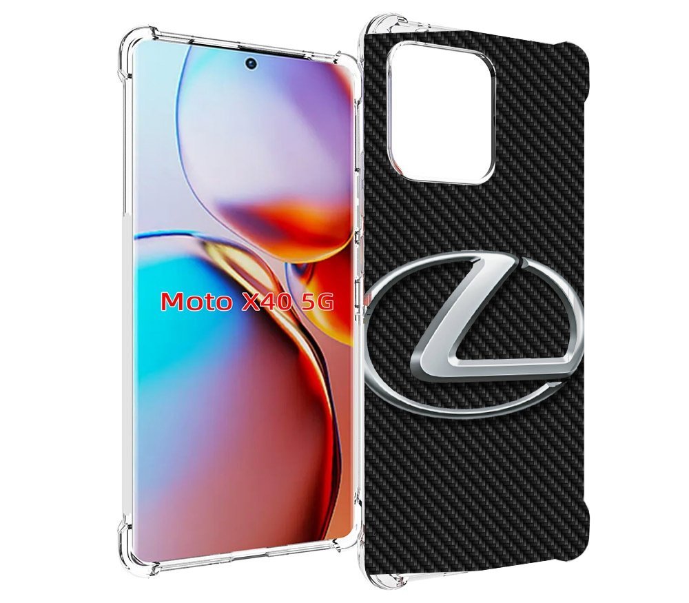 

Чехол MyPads lexus лексус 3 для Motorola Moto X40, Прозрачный, Tocco