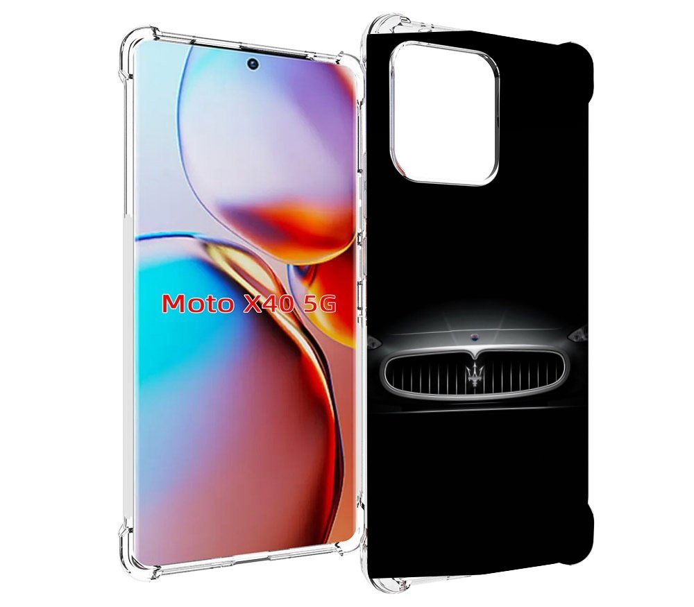 

Чехол MyPads maserati мазерати 1женский для Motorola Moto X40, Прозрачный, Tocco