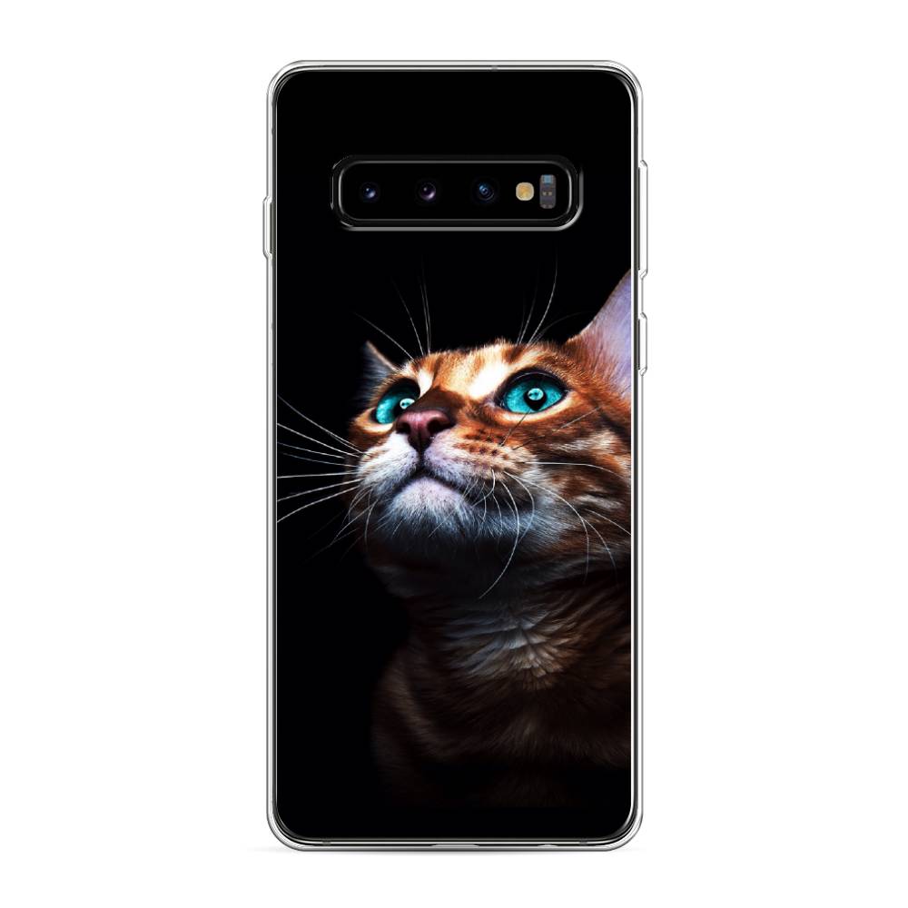 

Чехол Awog на Samsung Galaxy S10 "Мечтательный кот", Разноцветный, 27050-1