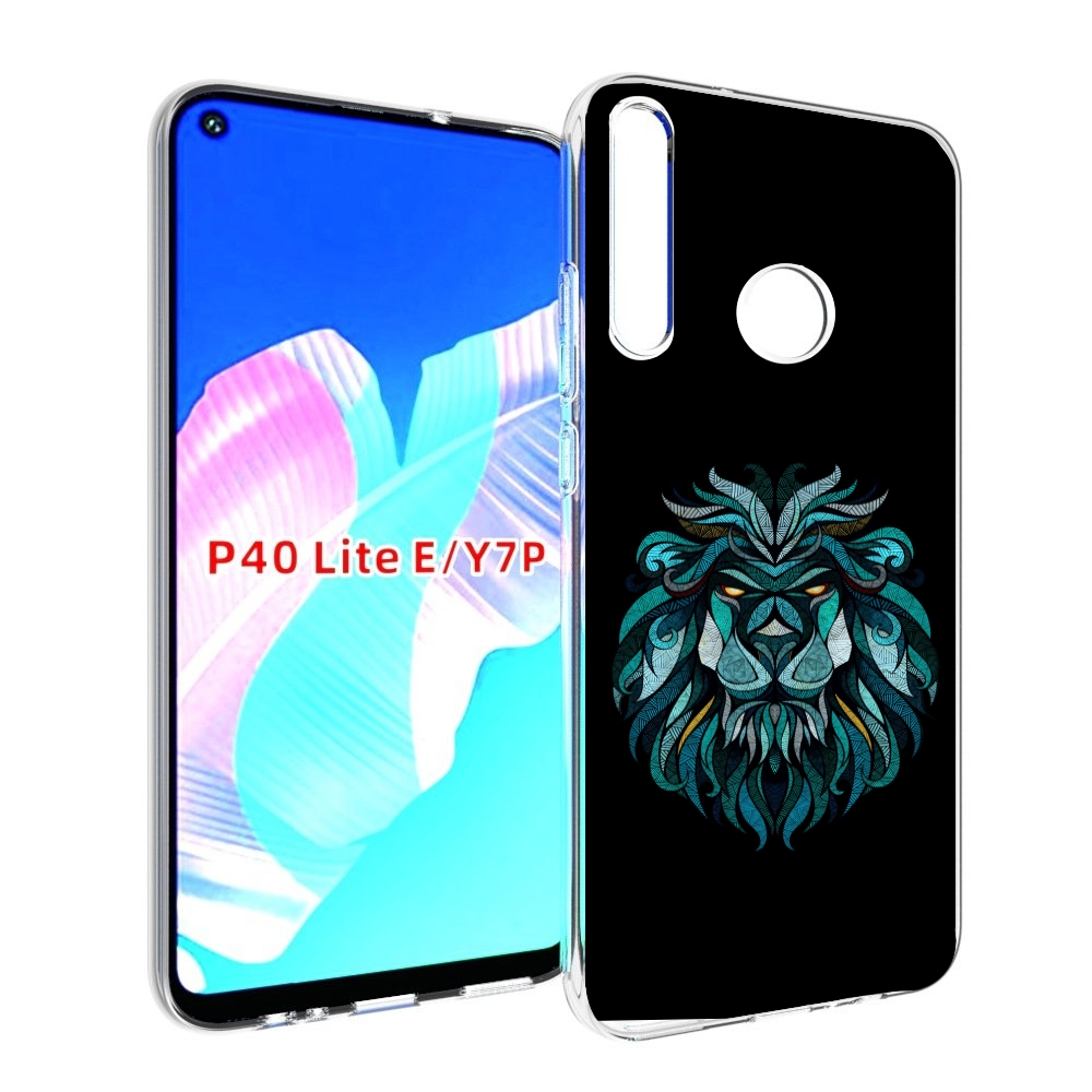 

Чехол бампер MyPads Лев-красивый-зеленый для Huawei P40 Lite E, Прозрачный, Tocco