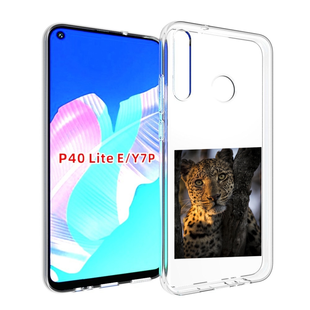 

Чехол бампер MyPads Леопард для Huawei P40 Lite E, Прозрачный, Tocco