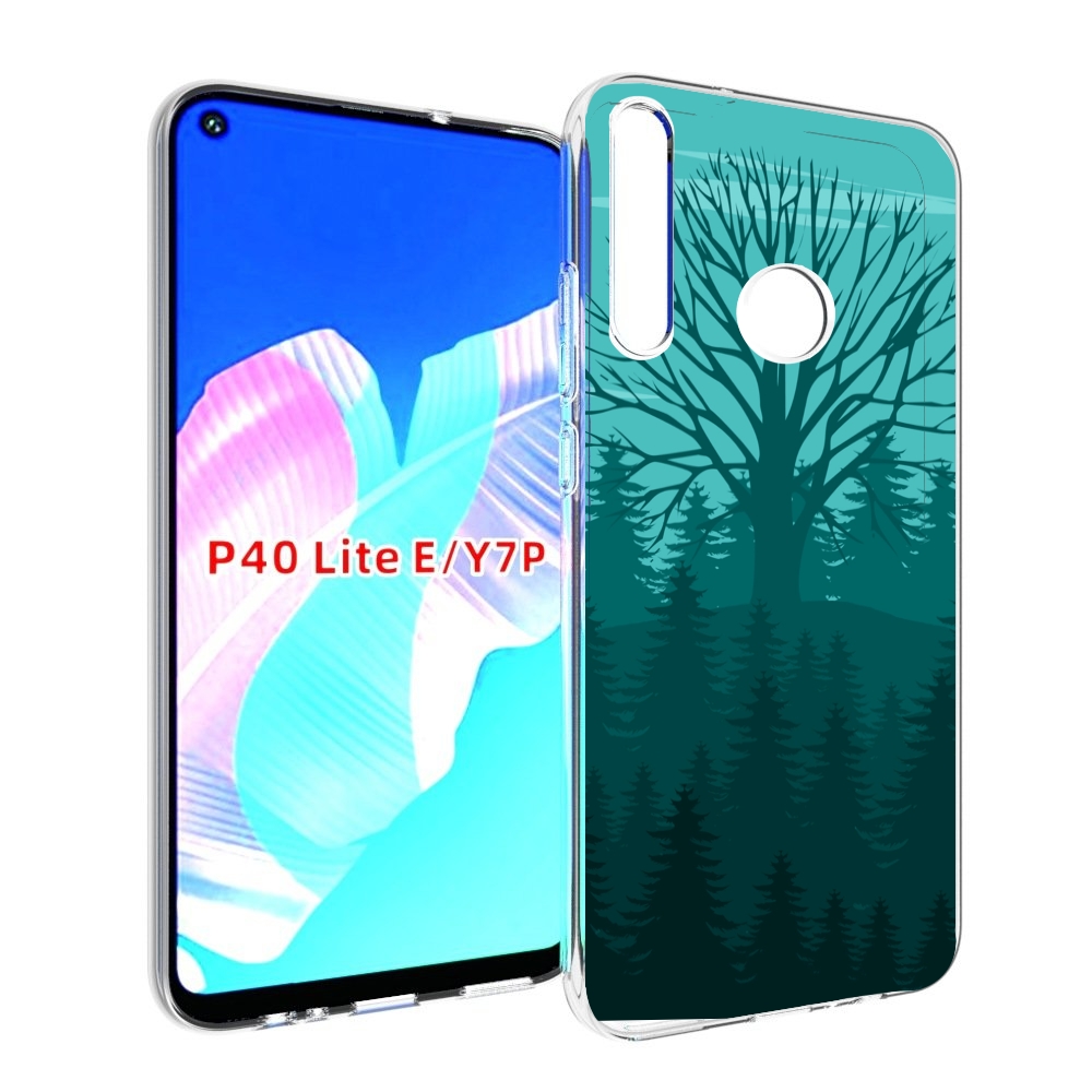 Чехол бампер MyPads Лес для Huawei P40 Lite E