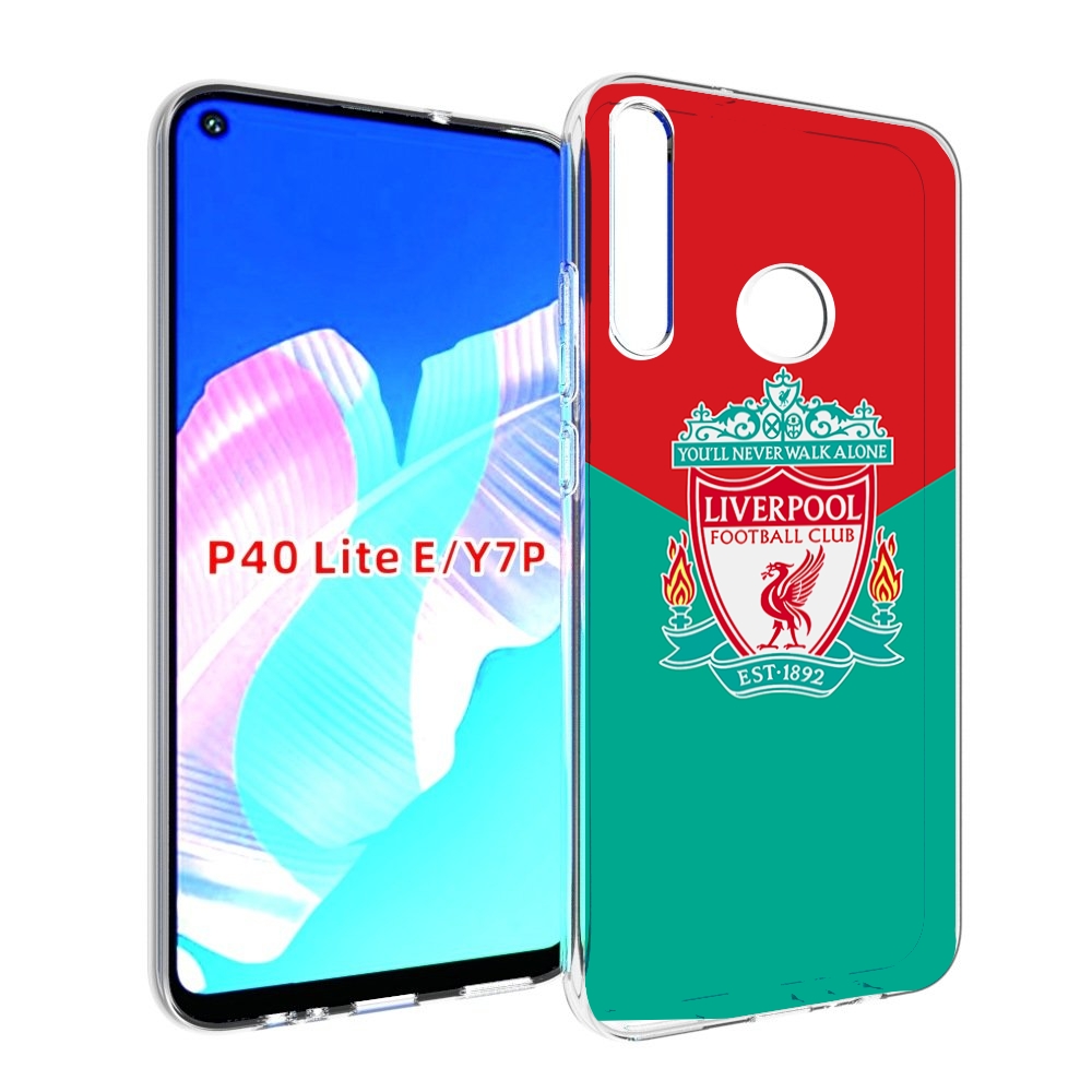 

Чехол бампер MyPads Ливерпуль мужской для Huawei P40 Lite E, Прозрачный, Tocco