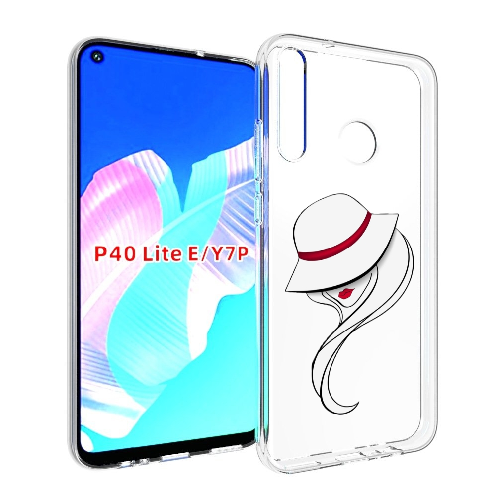 

Чехол бампер MyPads Лого женский для Huawei P40 Lite E, Прозрачный, Tocco